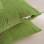 Fancy Homi Set of 2 Lime Green Samll Decorative Throw Pillow Covers 12x12 Inch - Image 4