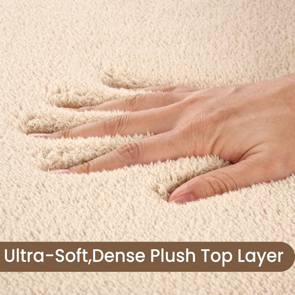 Sour Lemon 8x10 Area Rugs for Living Room, Soft Large Area Rug Fluffy Rugs for Bedroom，Machine Washable Area Rug Non Slip Carpet Rug for Living Room Playroom Kids Room Home Decor