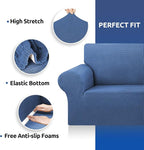 Stretch Couch Covers for Sofa, 3 Cushion Couch Slipcover, Riverside | 1-Piece - Image 6