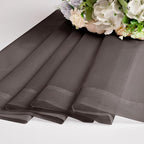 Chyhomenyc Chocolate Brown Sheer Curtains 54 Inch Long 2 Panels, Light - Image 8