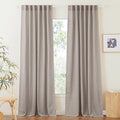 RYB HOME Farmhouse Boho Linen Sheer Curtains 90 inches Long by RYBHOME