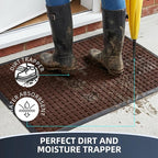 Front Door Mat Outside Entrance, Heavy Duty Waterproof Doormat | 47.5"x35.5" - Image 3