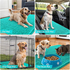 OLANLY Dog Door Mat for Muddy Paws 48x30, Super Absorbent Chenille Mud Mat | - Image 7