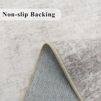 Washable 3x4 Kitchen Area Rugs: Abstract Stain-Resistant Sink Rug Non-Slip - Image 3