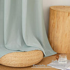 NICETOWN Linen Sage Green Curtains 96 inches Long - Image 7