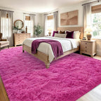 8x10 Extra Large Hot Pink Fluffy Soft Area Rug Non-Slip - Image 4
