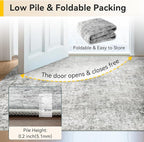 RELEANY Washable 10'x14' Abstract Area Rug - Image 6