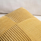 Fancy Homi 2 Packs Mustard Yellow Lumbar Decorative Throw Pillow Covers 14x22 - Image 3