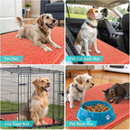 OLANLY Dog Door Mat for Muddy Paws 54x32, Super Absorbent Chenille Mud Mat | - Image 7