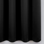 Black Thermal Blackout Curtains/52 x 72 Inch/Set of 2 Panels Room Darkening - Image 9