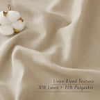 NICETOWN Angora Short Linen Curtains - Image 4