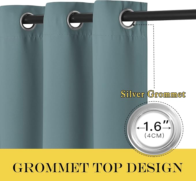 NICETOWN Blackout Curtain for Bedroom 78 inch Length - Image 2