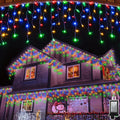 1620LED 164ft Christmas Lights, 360Drops 12 Modes Multicolor Christmas String Lights Outdoor Dimmable, Waterproof Christmas Decoration Fairy Lights with Timer for Indoor Eaves Party Patio Window Fence