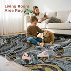 DMOYEST 7x9 Area Rug for Living Room - Image 2