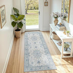 RELEANY Washable Area Rug, Runner 2'6"x8', Water Repellent, Pet Friendly by RELEANY