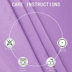 Lavender Blackout Curtains 42 x 63 Inch Length/Set of 2 Curtain Panels/Thermal - Image 4