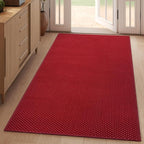 3x5 ft Area Rug Entryway Runner Kitchen Rugs Non Slip Washable Red | Boho Woven by YDKGL