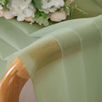 Light Green Sheer Curtains 72 Inches Long 2 Panels - Image 4