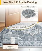 RELEANY Washable Area Rug, Runner 2'x8', Water Repellent, Pet Friendly - Image 7