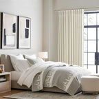 Pleated Extra Long 132 Inch Cream Curtains - Image 7