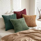 MIULEE Boho Christmas Green Decorative Throw Pillow Covers 18x18 Set of 4 - Image 3
