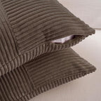 Fancy Homi 2 Packs Dark Brown Lumbar Decorative Throw Pillow Covers 14x22 Inch - Image 4