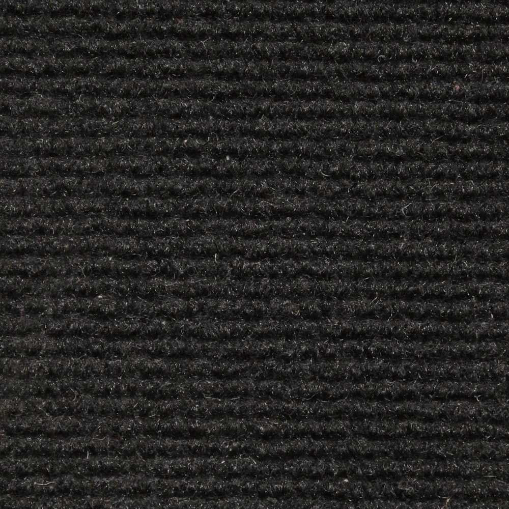 House, Home and More Indoor Outdoor Carpet with Rubber Marine Backing - Black - 6 Feet x 10 Feet - Durable, UV-Resistant - Adds Color and Comfort to Your Deck, Patio or Other Outdoor Rug Space.