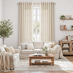 Extra Long Linen Curtains 122 Inch Length - Image 8