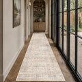 Schweek 3x10 Hallway Runners Washable Non Slip Vintage Beige Kitchen Rug | Soft by Schweek