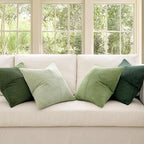 MIULEE Spring Green Decorative Throw Pillow Covers 22x22 Inch Set of 4 Boho - Image 2