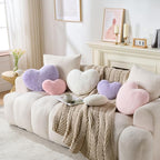 2PCS Throw Pillows Cute Room Decor Heart Pillow Home Decor Decorative Couch - Image 5