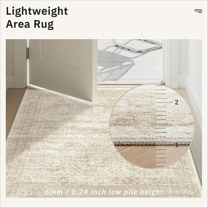 Soalmost Hallway Runner Rug 2'6"x10' Non-Slip Runners - Image 7