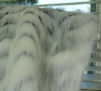White Fox Faux Fur Throw & Bedspread - True White Gray Throw - Soft Luxury Blanket, Handmade in US