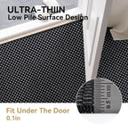 3x5 ft Area Rug Entryway Runner Kitchen Rugs Non Slip Washable Black | Boho - Image 6