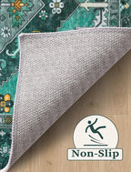 SERISSA 2'6"x8' Washable Non Slip Boho Runner Rug - Image 3
