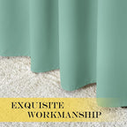NICETOWN Blackout Short Curtain 63 inches Long - Image 6