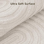 Pauwer 3x6 Area Rugs for Living Room, Modern Non Slip Washable Rug, Soft Fluffy - Image 3