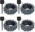 4 Pack Solar String Lights Outdoor, 400 LED Extra-Long 156Ft Solar Lights Outdoor with 8 Lighting Modes, IP65 Waterproof for Garden, Patio, Xmas, Balcony, Tree, Wedding, Party Decor (White)