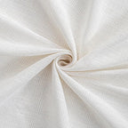 MYSKY HOME Semi Sheer Natural Linen Curtains 36 Inch Length, Light Filtering - Image 7