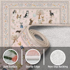 Pink Entry Rug 24x17inch Small Door Mat Runner - Image 3