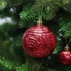 Christmas Ornaments Set with 60pcs Shatterproof Christmas Tree Decorations Multi-Size Christmas Ball Ornaments with 7 Styles Red