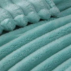 Exclusivo Mezcla Striped King Size Fleece Blanket - Image 4