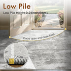 2x6 Ft Washable Runner Rug, Non-Slip Low Pile Hallway Kitchen Area Rug - Image 7