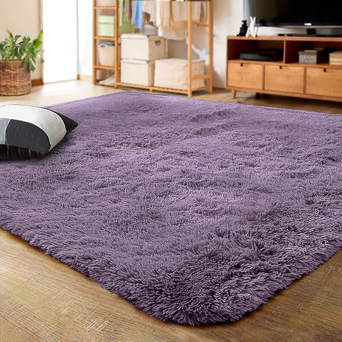 LOCHAS Area Rugs Fluffy Living Room Carpets by LOCHAS