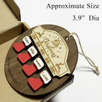2025 Christmas Ornaments Personalized Christmas Family Name Ornaments,Custom Stocking Wooden Xmas Ornament Family of 2/3/4/5/6/7/8,Customized Xmas Ornament Tree Deorations,Personalized Gifts