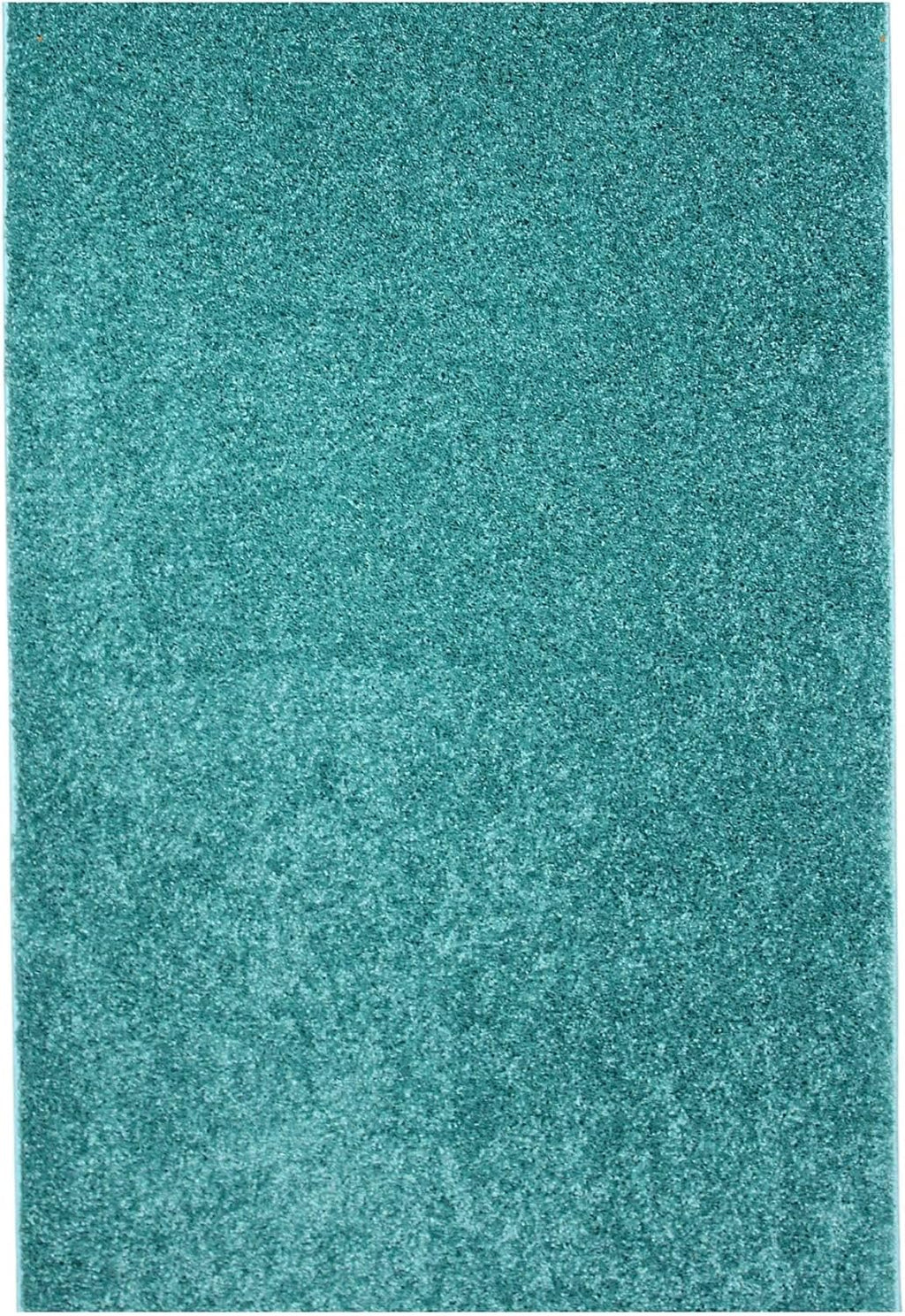 KOECKRITZ Soft and Colorful Kids Classroom Area Rugs (Passes Flammability Pill Test) Many Sizes and Bright Colors to Select from (9' x 12', Surf)