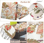 CALBODE 8Pcs High Elastic Digitally Printed Sofa Seat Cushion Cover, Soft & - Image 4