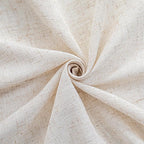 MYSKY HOME Short Linen Curtains 36 Inch Length - Image 7