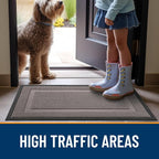 OLANLY Front Door Mat Outside 71x23, All-Season Heavy-Duty Rubber Doormat | - Image 6