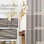 Stone Grey Linen Curtains 90 Inches Long - Image 3